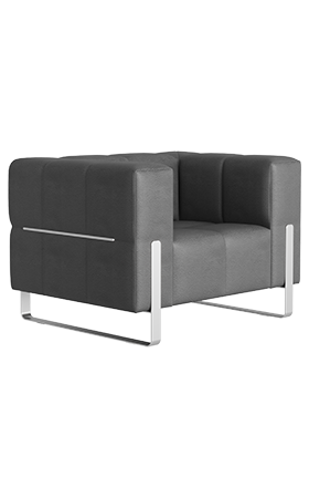 Quadrato e stabile, realizzando un divano di fascia alta che incarna l'affidabilità aziendale